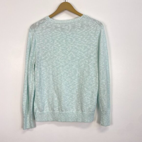 J. Crew Light Blue Knit Crew Neck Sweater - Picture 7 of 8